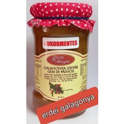   Kézműves Székely cukormentes lekvár - ERDEI GALAGONYA 310 g- 100 % gyümölcs, édesítőszer nélkül, sűrítőanyag nélkül