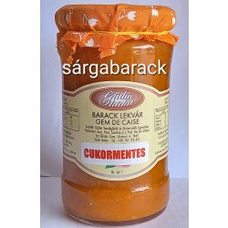   Kézműves Székely cukormentes lekvár - SÁRGABARACK 310 g - 100 % gyümölcs, édesítőszer nélkül, sűrítőanyag nélkül