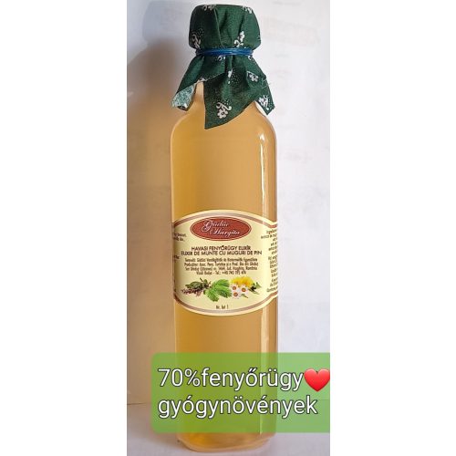 Kézműves székely Havasi Fenyőrügy elixír szörp 500 ml