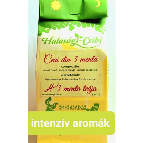 Kézműves Halasági Csibi - HÁROM Menta tea 40 g