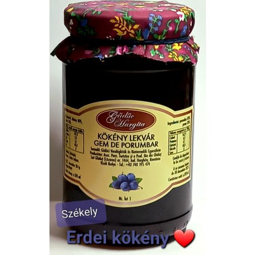 Kézműves Székely főzött lekvár - Erdei Kökény 370gr