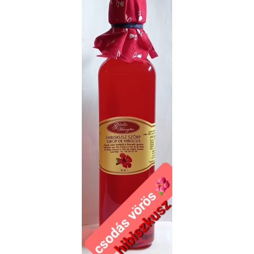 Kézműves székely szörp - Vörös Hibiszkusz 500 ml