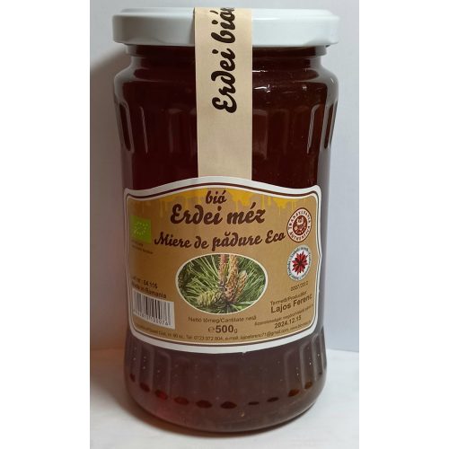 Erdélyi Bio Magashegyi Erdei méz 500 gr